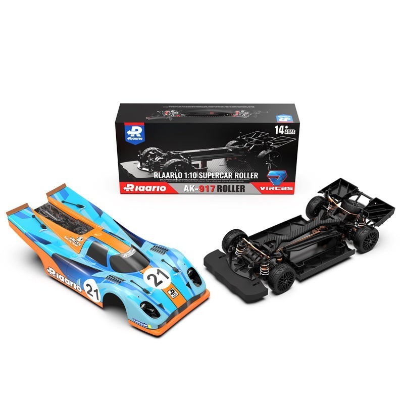 Rlaarlo 1-10 Metal Version On-Road Cars AK-917 Roller(Without Electric Parts) - Metal Version - Blue