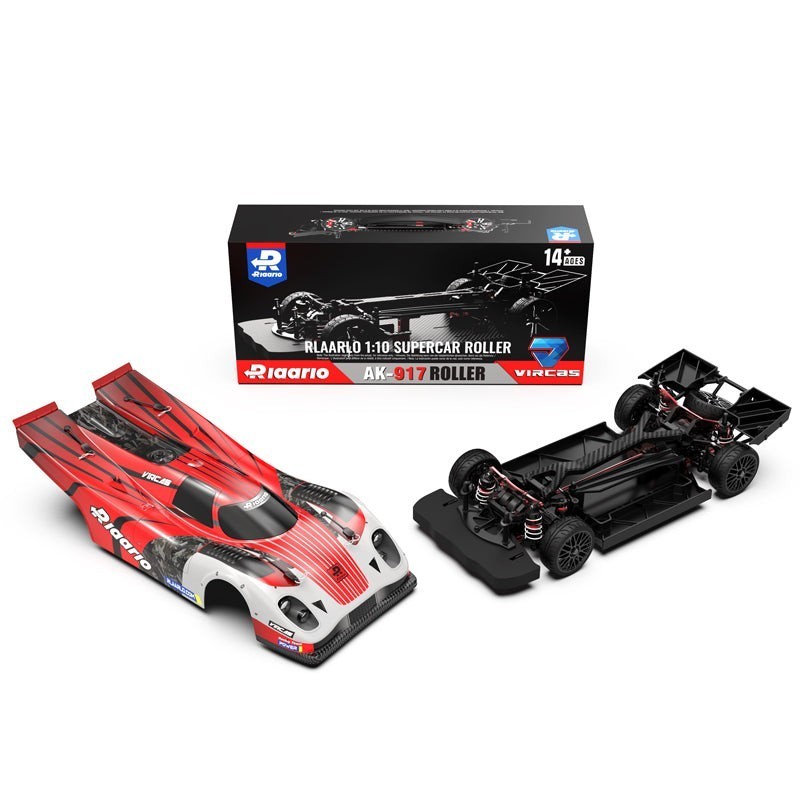 Rlaarlo 1-10 Metal Version On-Road Cars AK-917 Roller(Without Electric Parts) - Metal Version - Red