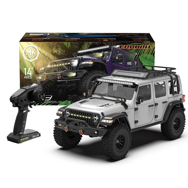 1-7 Scale 4WD Brushed RC Crawler MK-07 V2 - Brushed - Gray