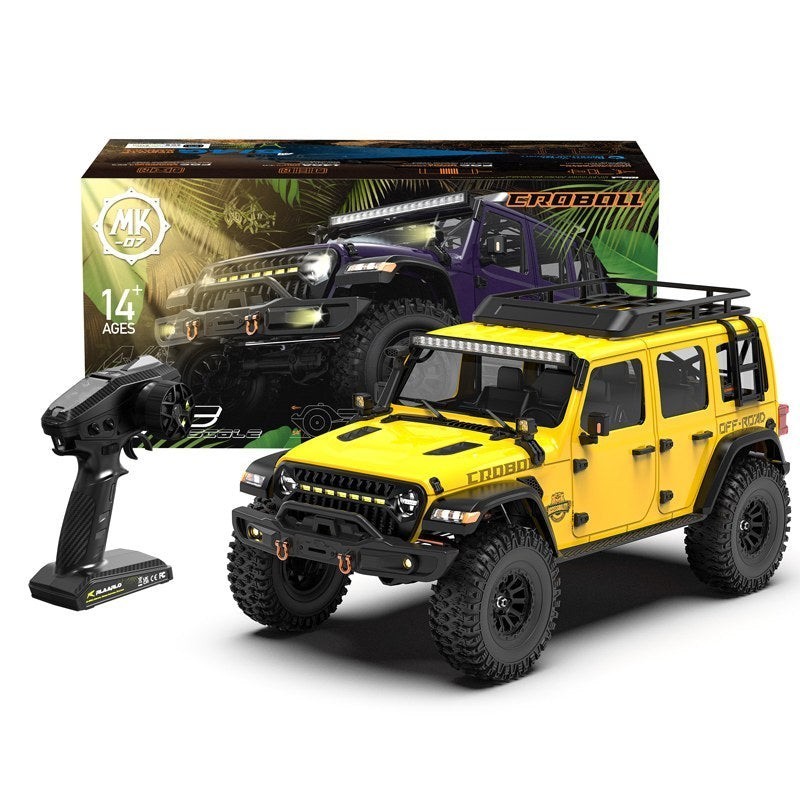 1-7 Scale 4WD Brushed RC Crawler MK-07 V2 - Brushed - Yellow