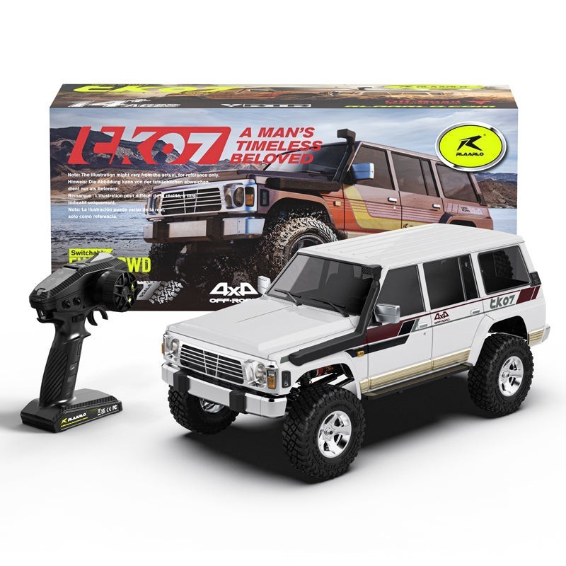 1-7 Scale 4WD Brushed RTR RC Crawler TK07 - Brushed - White